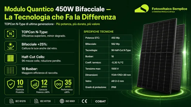 Pagina 6: Modulo Quantico 460W Bifacciale — La tecnologia che fa la differenza