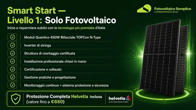 Pagina 7: Smart Start — Livello 1: Solo Fotovoltaico