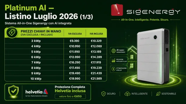 Pagina 19: Platinum AI – Listino Luglio 2026 (1/3)