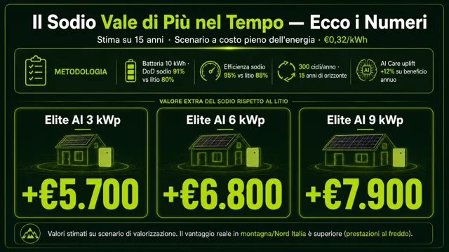 Pagina 25: Il Sodio Vale di Più nel Tempo — Ecco i Numeri